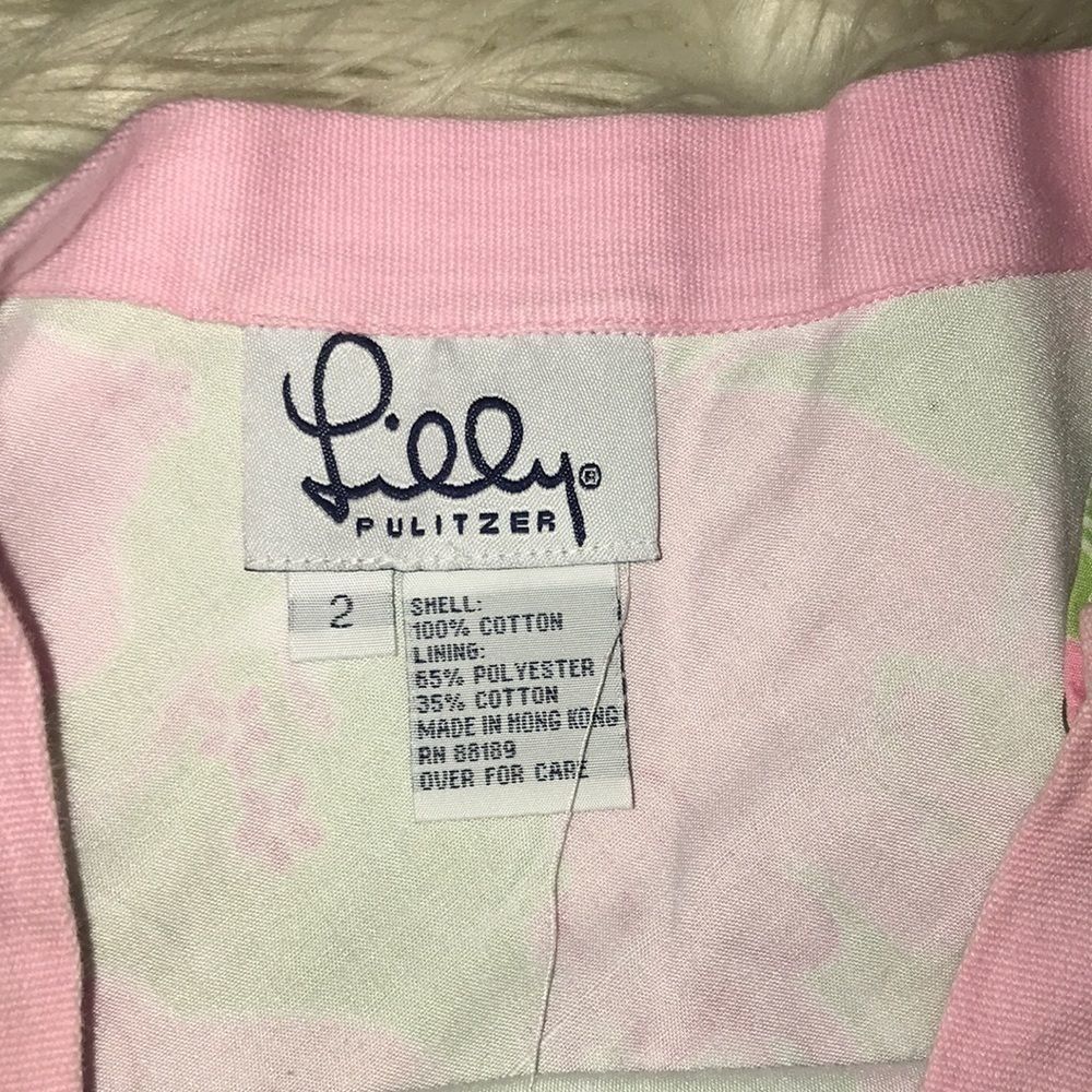 Lilly Pulitzer Elephant Print A-Line Skirt - Picture 5 of 5